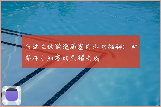 当波兰铁骑遭遇塞内加尔雄狮：世界杯小组赛的荣耀之战